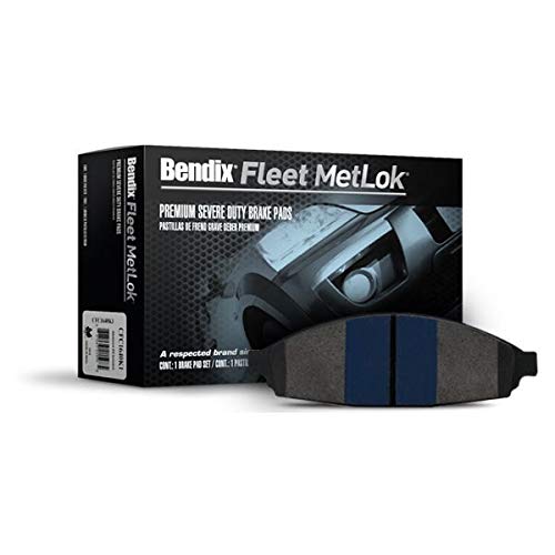 بنديكس Bendix Fleet Metlok MKD1707FM وسادات الفرامل الخلفية شبه المعدنية لنماذج مختارة كاديلاك إسكاليد، إسكاليد ESV، شيفروليه شايان، سيلفرادو 1500،1500 LD، سوبربان، تاهو، جي إم سي سييرا، ليمتد، يوكون - Image 1